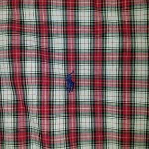 Polo Ralph Lauren Mens Plaid Long Sleeve Shirt